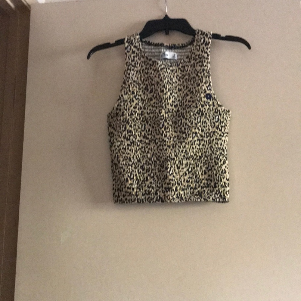 Leopard Crop Top